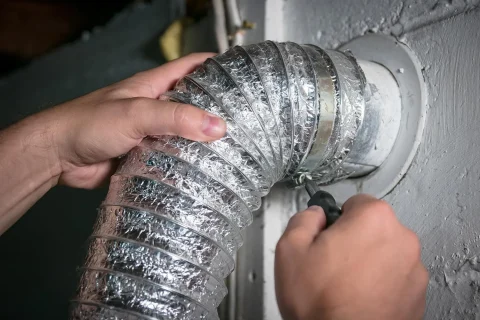 Flexible-dryer-vent-hose Ductwork Repair Service In Elk Grove, CA